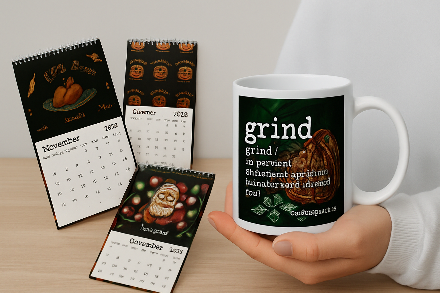 EOS Limited Essentials — Linen, Mugs, Calendars, and accessories